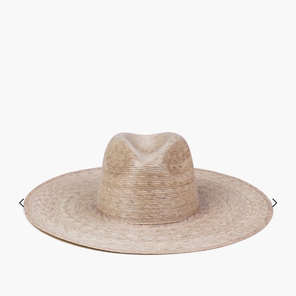 Lack of colors Palma wide fedora hat. Woven hat for vacation. - Picture 2 of 9